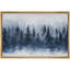 «Woodland Forest Landscape», bleu marine, pin, forêt, paysage, chambre à coucher-107907796-107907798