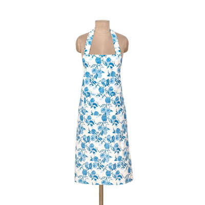 Floral Linen Bib Apron