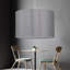 20 cm H Drum Cotton Pendant Shade ( Uno )