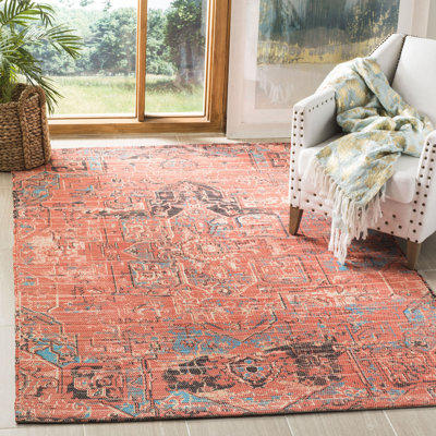 Tapis géométrique tissé à la main Joppatowne