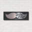 «Ridiculous Mustache Vintage Panel Black and Pink» par Michael Mullan, art mural en métal-2124621530