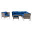 Chaise de patio avec coussins Abercromby-676118953