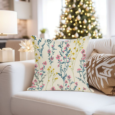 Botanical Wildflower Elegance VII Pillow Cover
