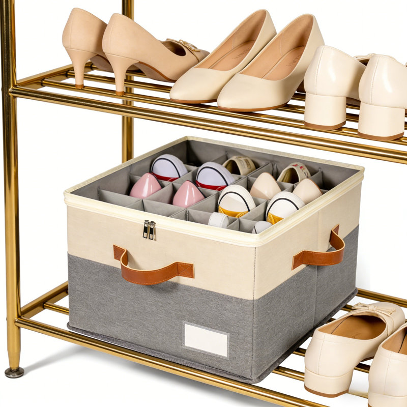 Versastor Multi-Tier Shoe Organizer With Transparent Lid