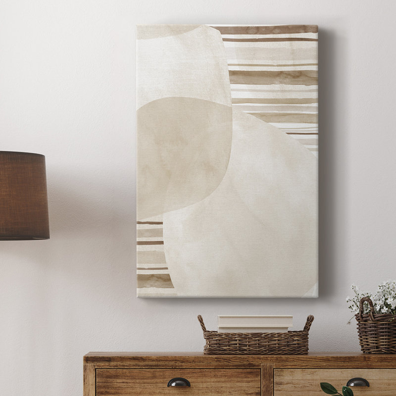 Sphères et rayures II - galerie Cavas sur mesure, H 48 po x l 32 po