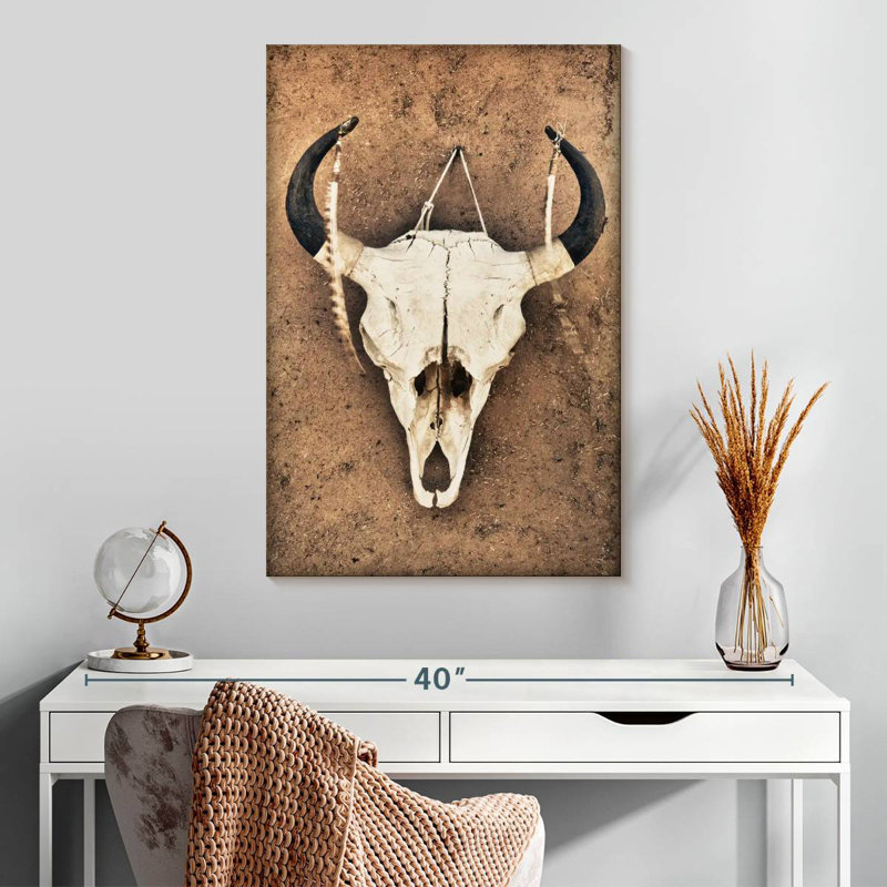 Kerner Cattle Skull, 30" H x 20" W