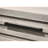 Contemporary Metal Base Nightstand - Gray 1 Drawer Bedroom Storage Solution With Finish Spacious