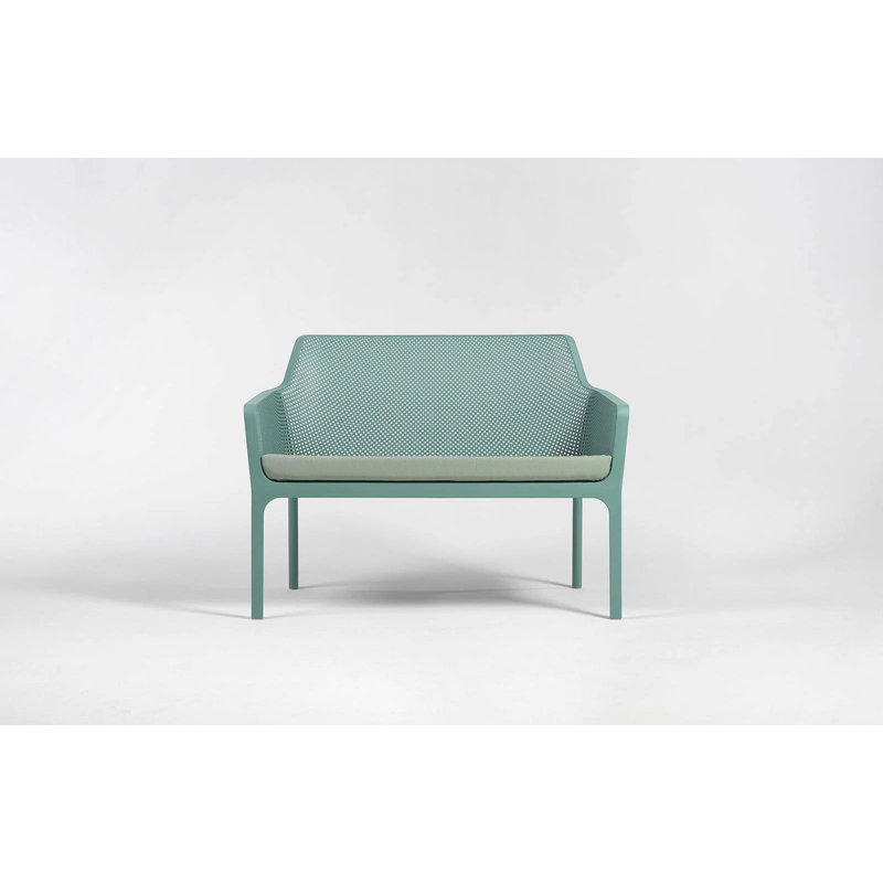 Net Outdoor Bench, Green