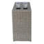 Ensemble de sièges de patio en osier 1 mélange gris-131269203-131269207