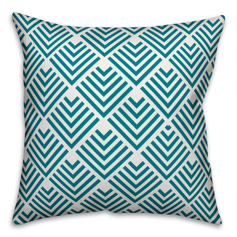 Coussin extérieur géométrique