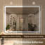 Miroir de salle de bain rectangulaire-840783658
