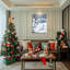 «Snowman Winter Landscape», art mural sur toile-779261136