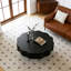Table basse festonnée noire-2080468571