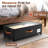 Under Bed Storage Containers With Wheels, 9.5 Inchess(Black/2 Pack)-1041795583