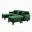 Canapé 3 places avec 2 repose-pieds Boucle-985539176-985539170