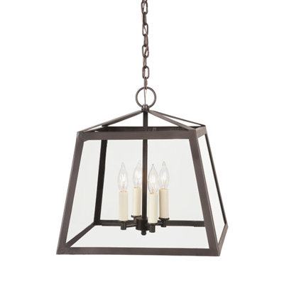 Reta 3 - Light Dimmable Lantern Geometric Chandelier