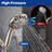 High Pressure Handheld Shower Head With 7-Spray Setting Showerhead Kit-121690757
