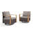 Jushawn Metal Swivel Glider Chair with Cushions-80802921-80802924