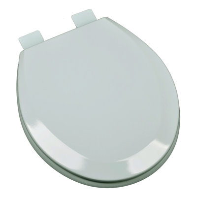 Siège de toilette rond en bois moulé