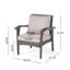 Chaise d'appoint Timeless Elegance, parfaite pour le salon