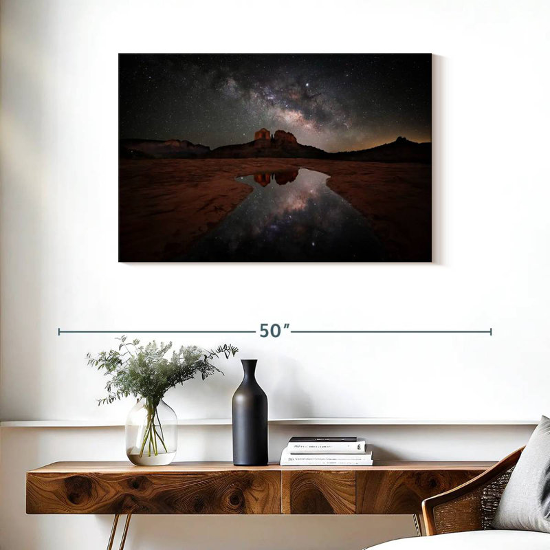 Voie Lactée Oberle et piscine réfléchissante Sedona, H 24 po x l 36 po