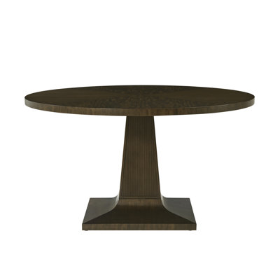 Lido Mahogany Round Solid Wood Top Dining Table