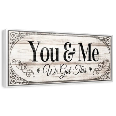Plaque murale «We Got This Couples»
