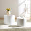 Ensemble de tables gigognes en panneau de fibres à densité moyenne, ensemble de 2 pièces-1138545641
