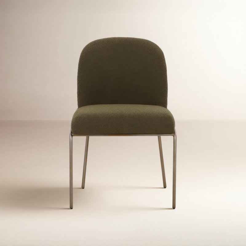 Astrud Upholstered Dining Chair, Olive Green
