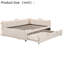 Modern Soft Upholstered L-Shaped Daybed with Twin Trundle-1900237460
