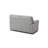 Modern Love Seat Gray-1854442179