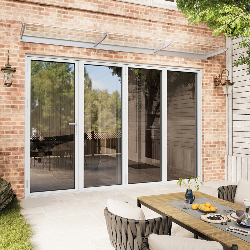 Porte de patio pliante pliante en aluminium de 72 po x H 80 po à gauche (2 + 0) avec 𝗥𝗲𝘁𝗿𝗮𝗰𝘁𝗮𝗯𝗹𝗲 𝗦𝗰𝗿𝗲𝗲𝗻