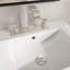 Meuble-lavabo simple 24,2 po avec comptoir en céramique