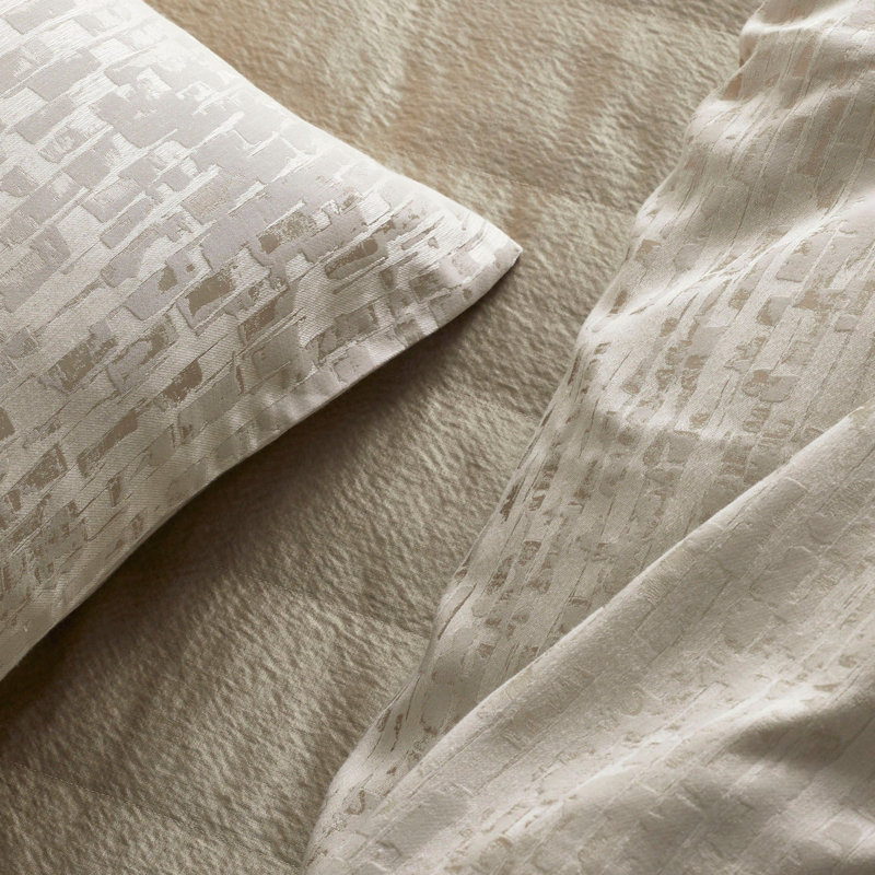 Delphi Duvet Cover, Pumice, King Duvet Cover