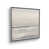 Toile avec cadre flottant en chrome poli