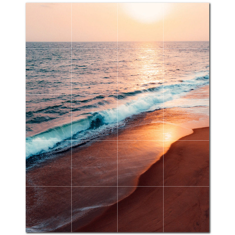 12'' x 12'' Satin Ceramic Decorative Mural
