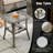 9 Pieces Patio Furniture Set With 53" Fire Pit Table, Outdoor Wicker Swivel Rocking Chairs With Comfy Cushions, All-weather High Back Sofa Couch Set For Backyard Or Lawn-1717321552