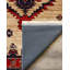 Strawbridge Burgundy Beige Moroccan Machine Printed Cotton Polyester Area Rug-647607691