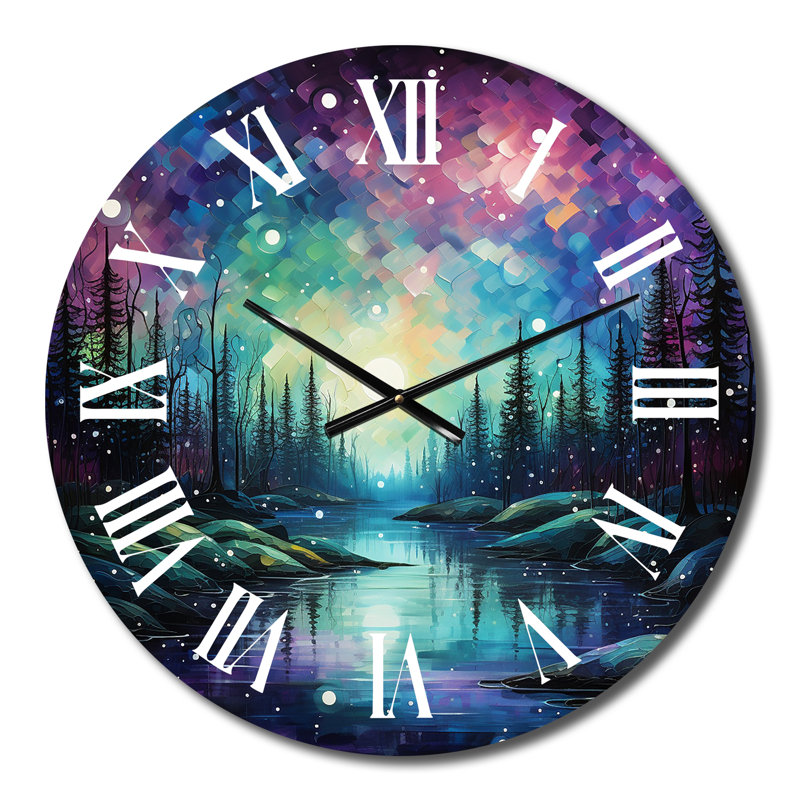 Horloge murale en métal, Petit