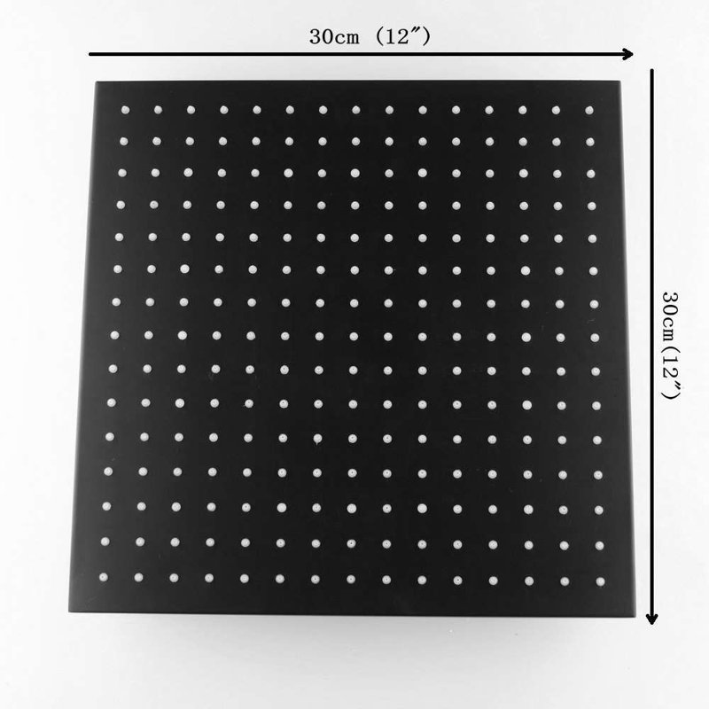 Oil Rubbed Bronze LED Rain Shower Head with Temperature Sensitive Lighting