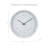 Selora Round Juvenile White Face White Frame Contemporary Modern 12" Wall Clock