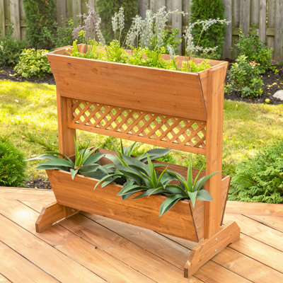 Jardin vertical en bois
