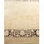 Tapis traditionnel ivoire / sable / noir noué à la main de conception unique 8 pi 4 po x 10 pi 6 po Keller