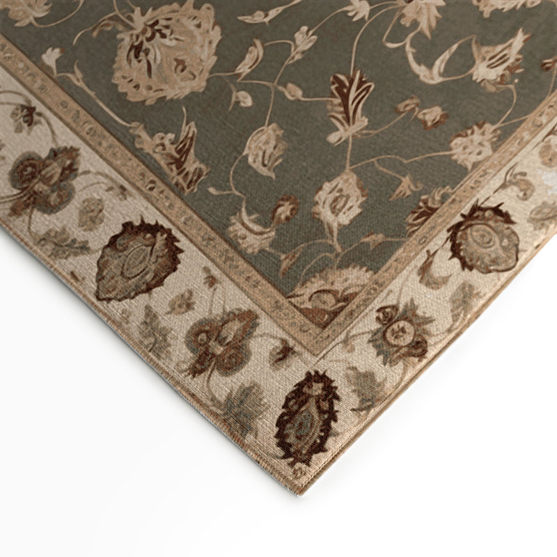Tapis d'intérieur et d'extérieur brun Persian, Rectangle 9 pi x 12 pi