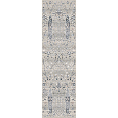 Tapis floral beige