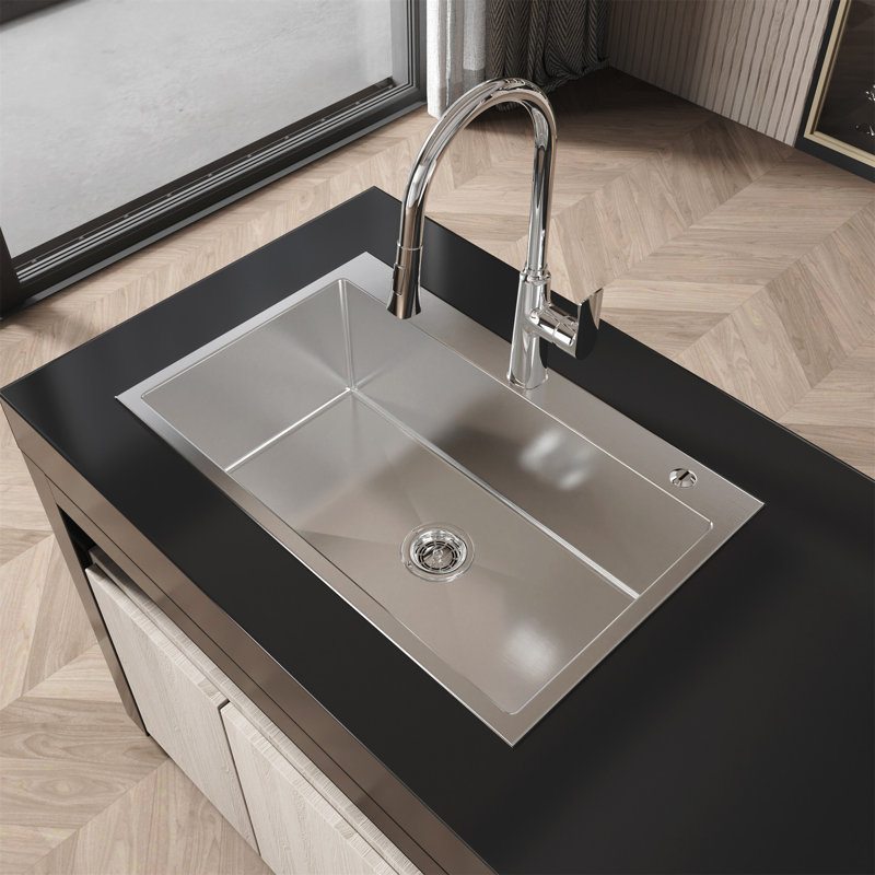 Stainless Steel Kitchen Sink, Gray