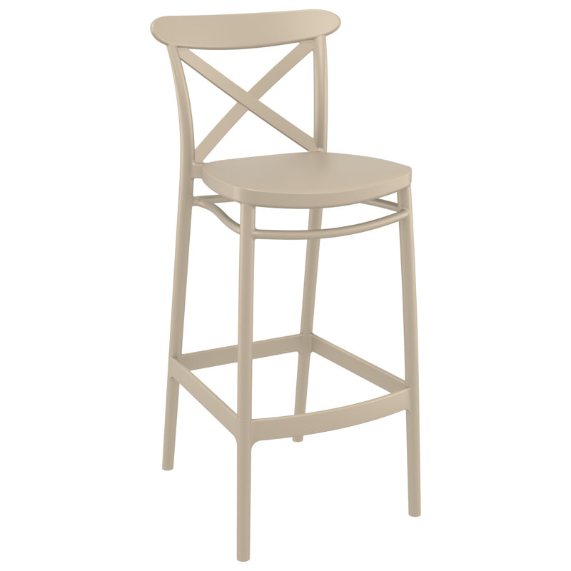 Tabouret Bijou, Taupe, Tabouret de bar (siège d'une hauteur de 29,5 po)