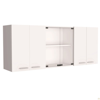 Armoire murale Peoria, quatre tablettes intérieures