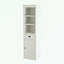 Tall Cabinet with Single Door and open shelves