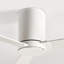 Visual Comfort Fan Rozzen 32 Hugger Indoor Ceiling Fan with Matte White ABS blades and Handheld Remote-176439628-176439603